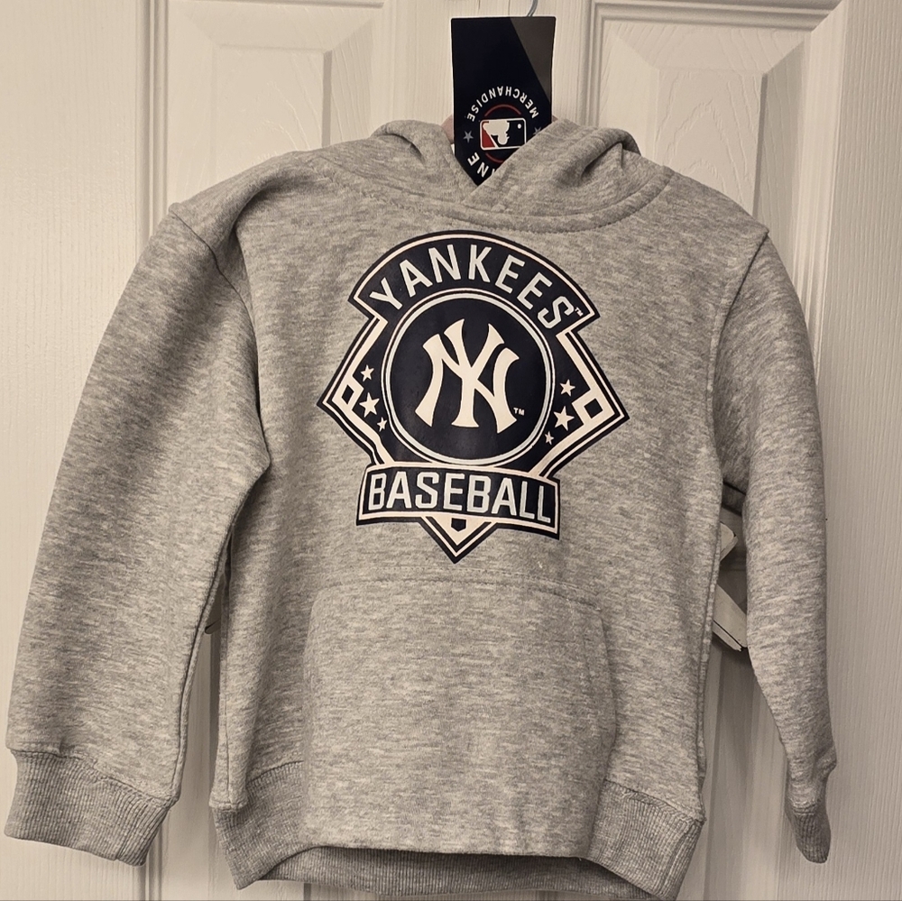 New York Yankees Gray Hoodie